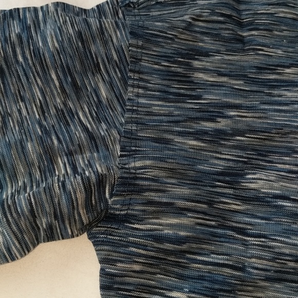 NWT Free People blue space dye tee,L - Picture 4 of 7